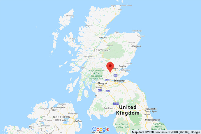 Scotland-Gleneagles-map