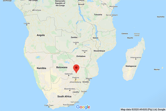 South-Africa-Botswana-map